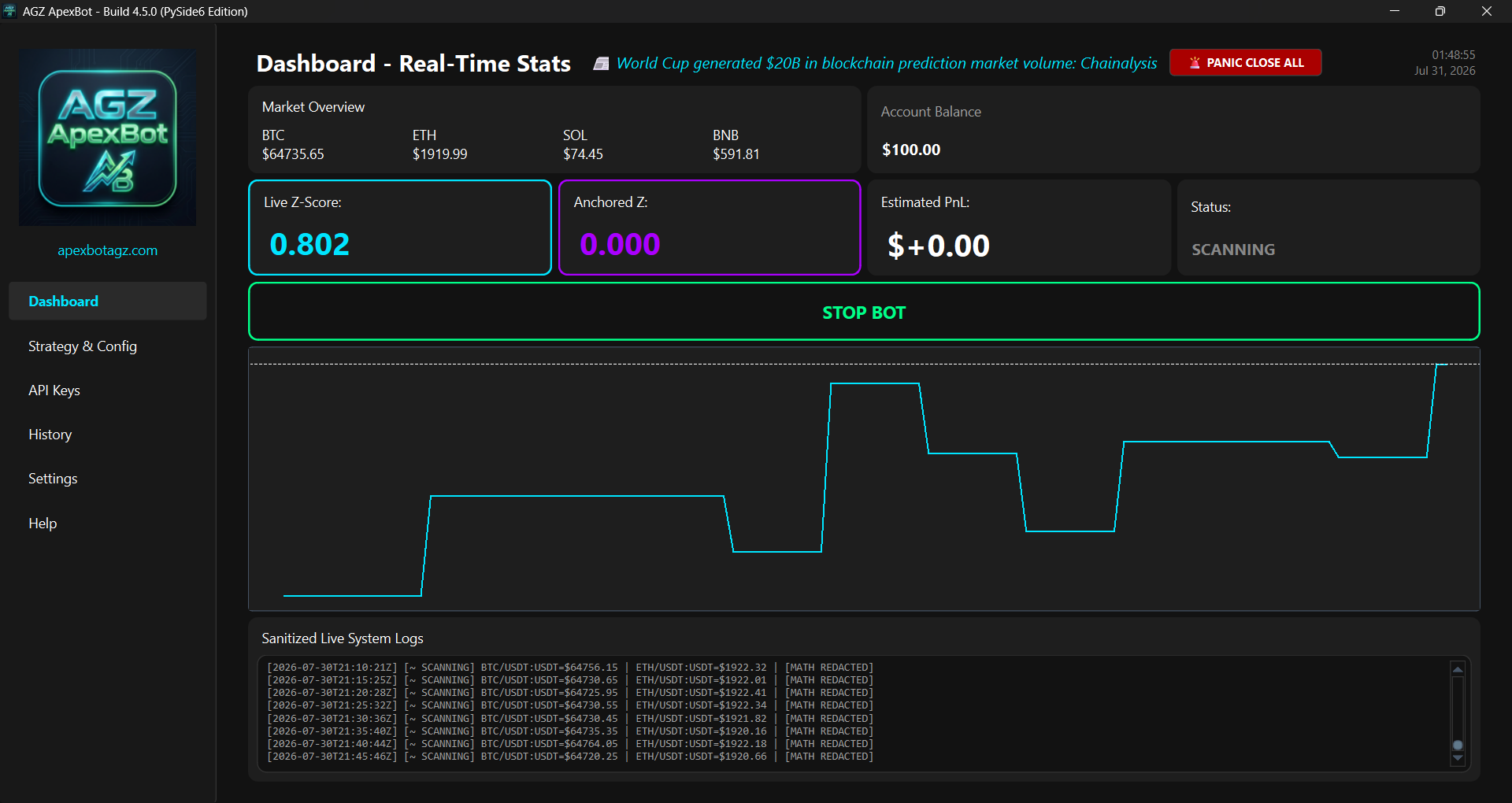 AGZ ApexBot GUI Interface